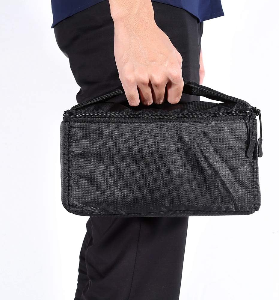 Camera Insert Bag, Camera Case Waterproof Shockproof for Lenses for Accessories for Flashes for Cameras image number 3