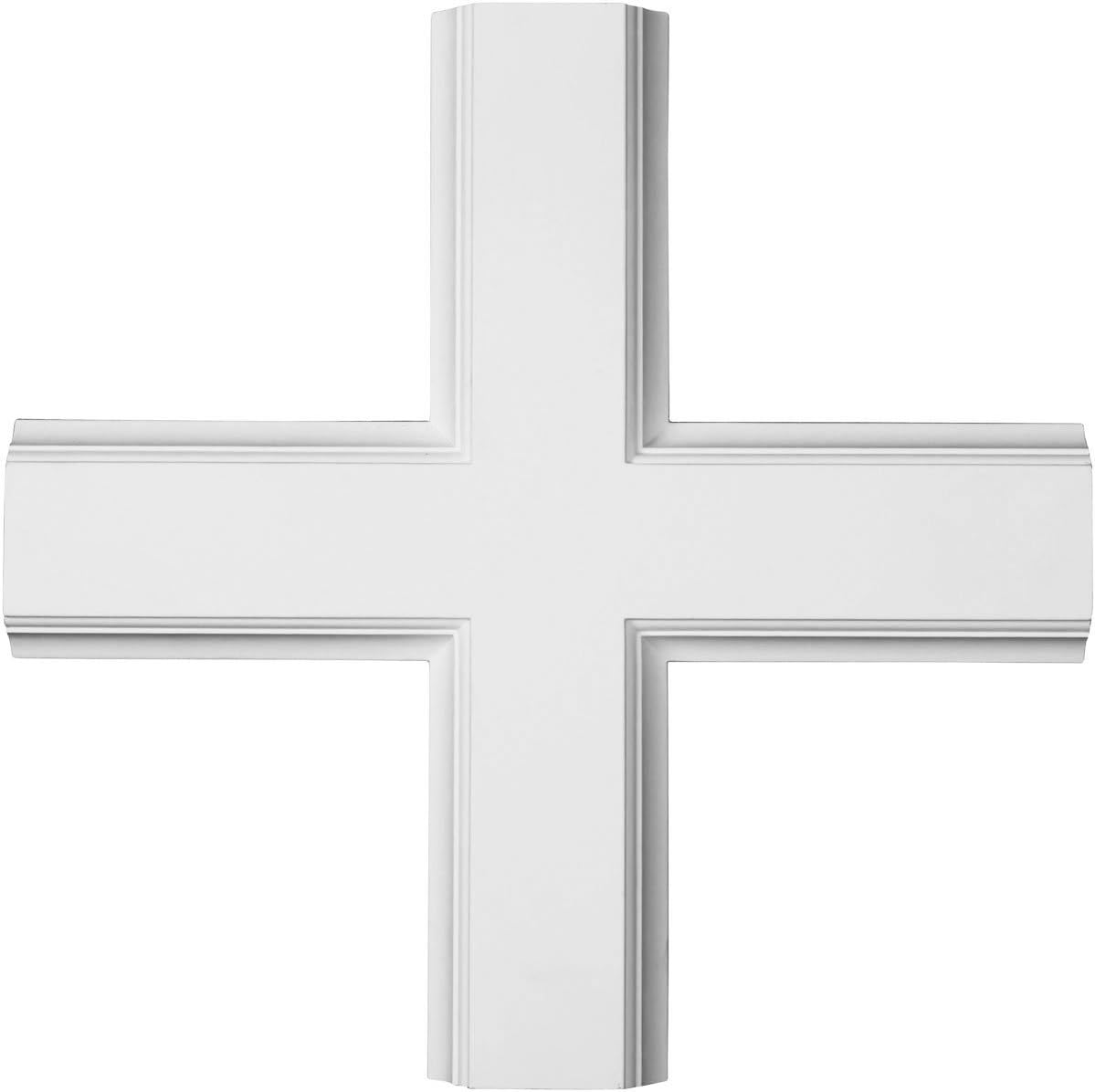 Ekena Millwork CC05ICI02X20X20TR 20W X 2P X 20L Inner Cross Intersection for 5 Traditional Coffered Ceiling System image number 6