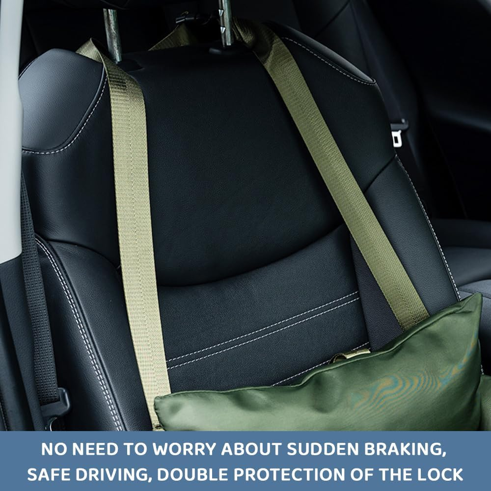 Dog Car Seat for Small Pets up to 27 KG, Portable Booster Seat Cushion Bed with Non-Slip Base, Detachable & Washable Carrier Sofa for Travel (Green) image number 1