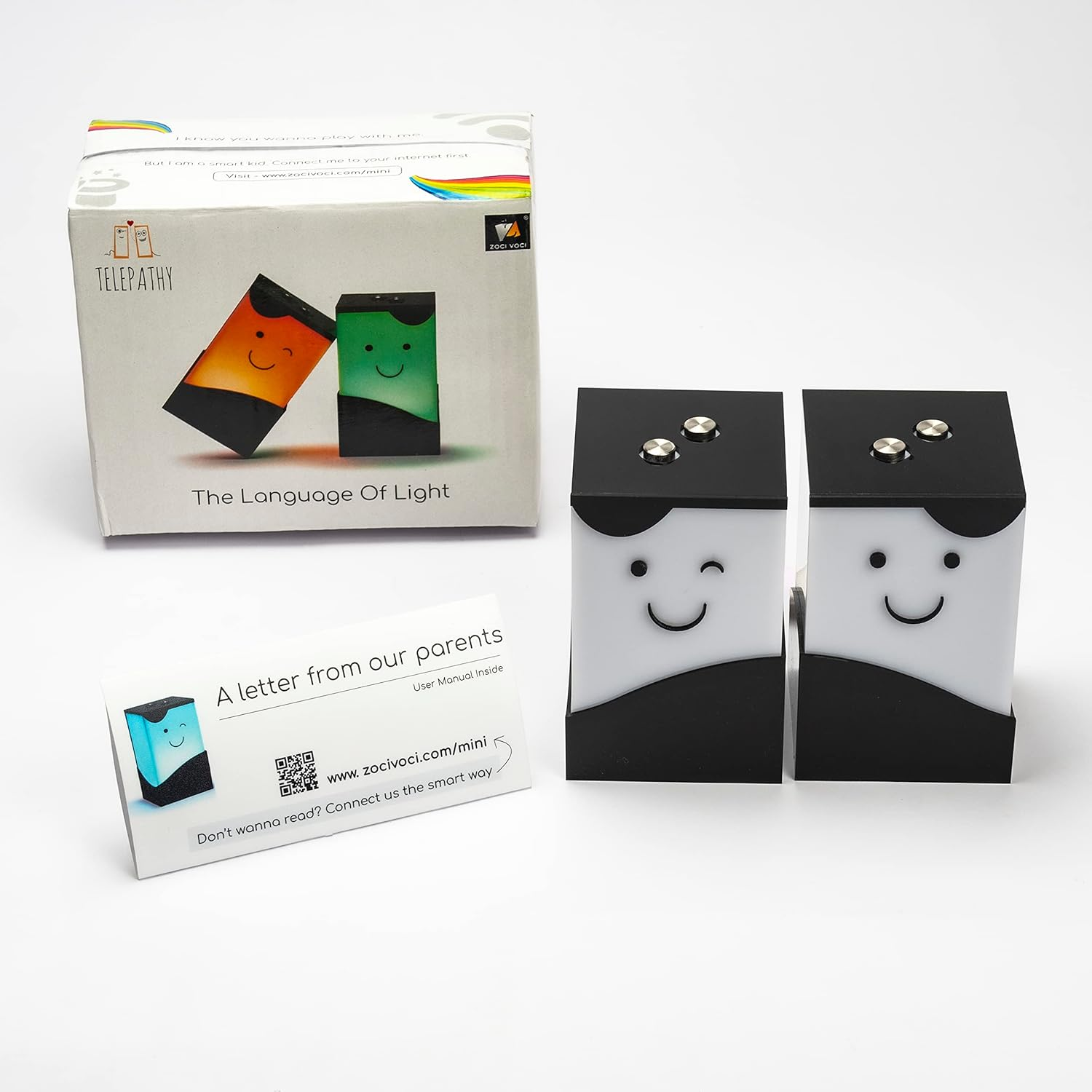 Telepathy Lamp &ndash; Touch One, Another Lights up No Matter the Distance | Set of 2 Long Distance Friendship Lamp (Toddlers) - Set Of 6 image number 4