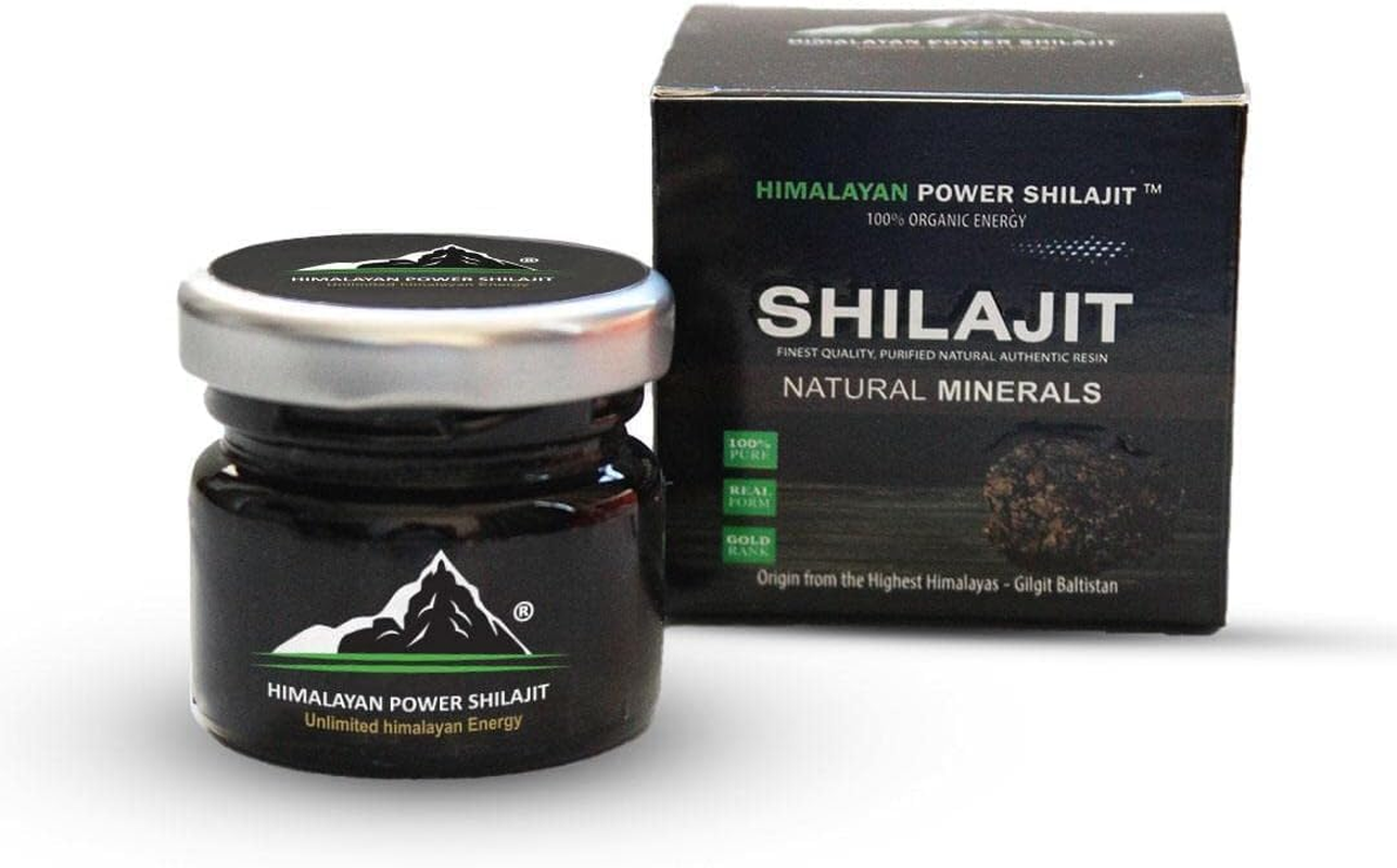 Pure Himalayan Power Shilajit 1O0% Oragnic Fresh Resin Form Natural Minerals & Fulvic Acid Authentic Shilajit 50 Grams