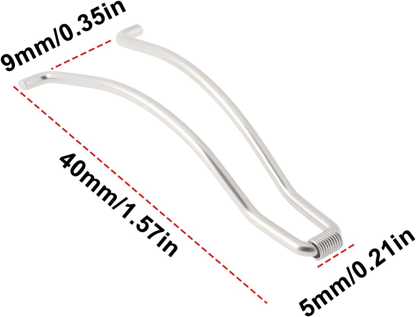 OTOTEC 10Pcs 40Mm Replacement Spring for Nail Pliers for Most Toenail Clippers with a Length of 11.3-12.5Mm image number 6