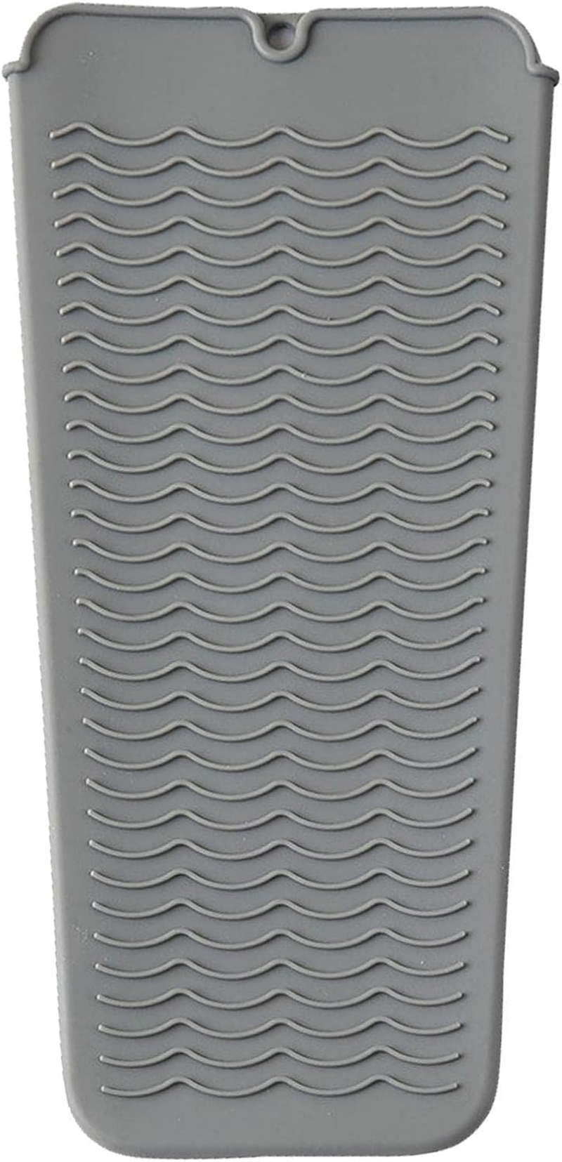 Travel Silicone Hair Straightener Pad - Travel Hair Straightener Mat,Perm Styling Tool Anti-Scald Protection Pad, Curling Iron Heat-Resistant Pad for Curling Irons Borato