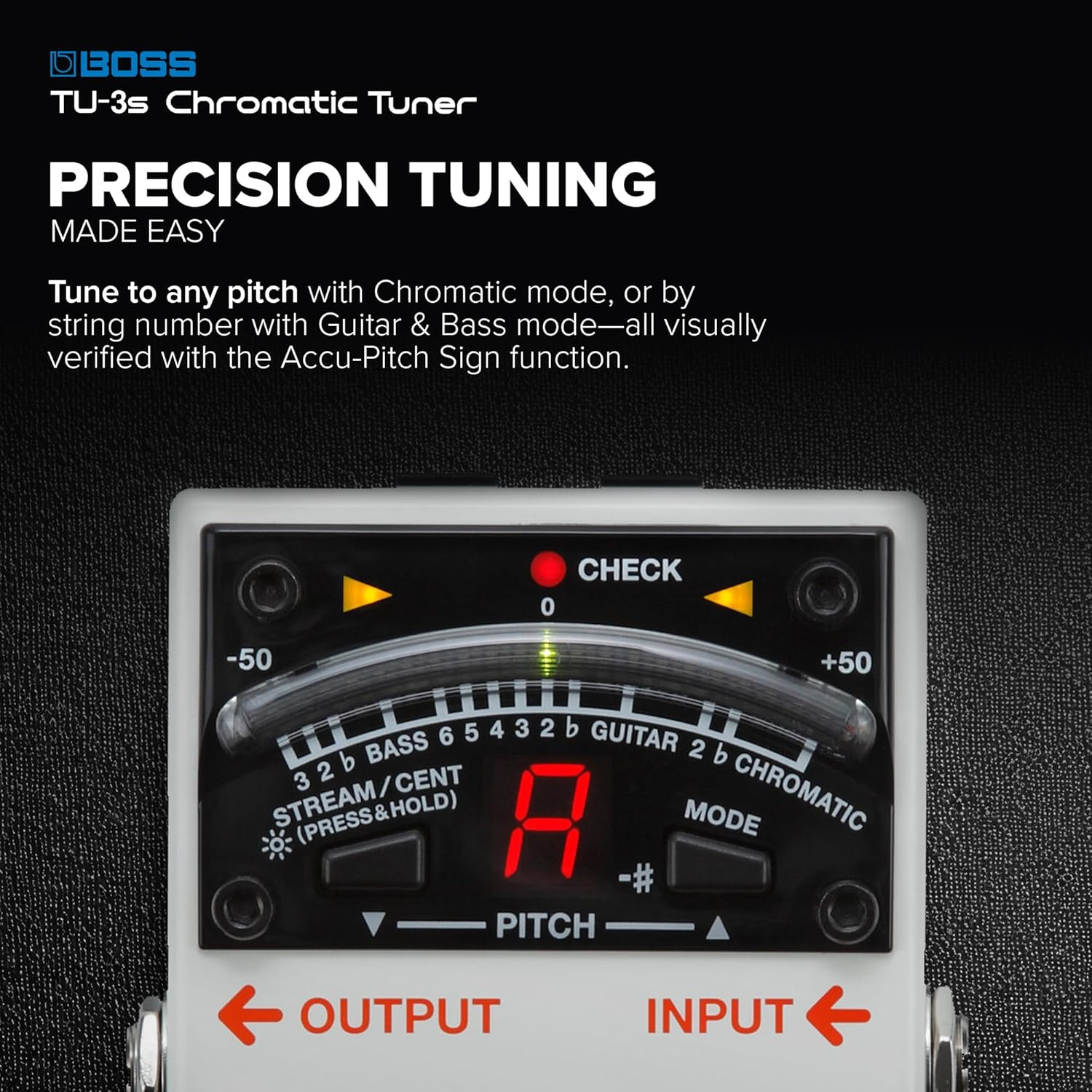 Boss TU-3S Chromatic Tuner image number 3
