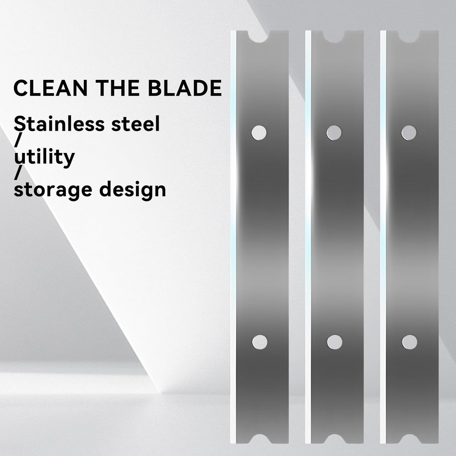 Pack of 30 Replacement Blades for Scrapers 100 Mm, Ceramic Hob Scraper, Ceramic Hob Scraper Blades, Scraper Blades, Blade for Windows for Paint Scraper Glass Scraper image number 6