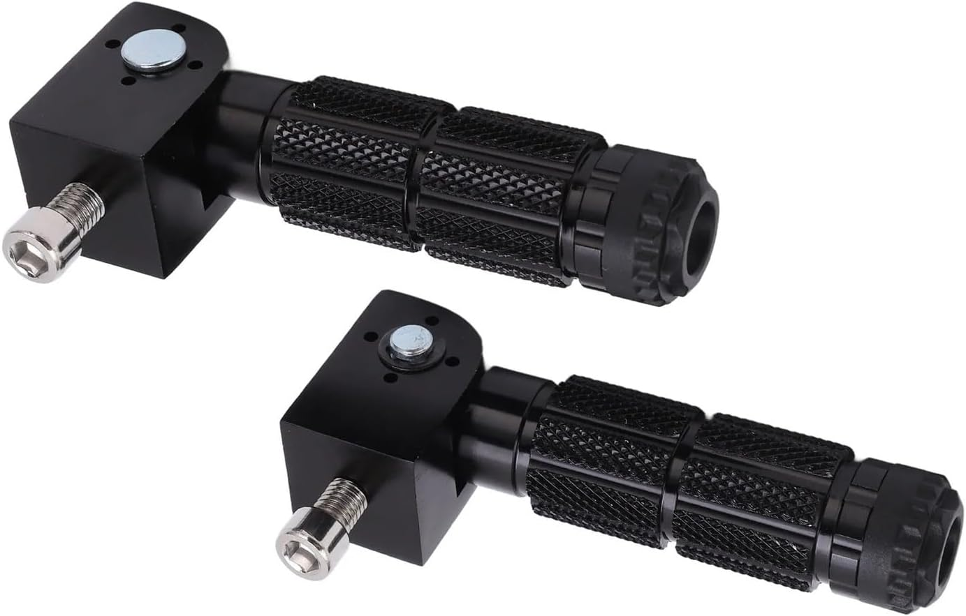 Rear Set Footpegs Motorcycle Footrests Aluminium Alloy Strong Rustproof Nonfading Universal for Motorbike Accessories image number 2