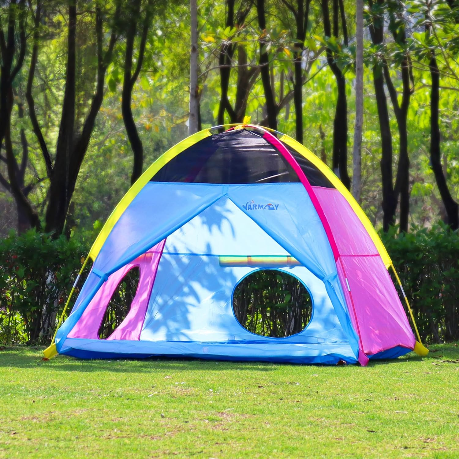 NARMAY Play Tent Easy Joy Dome Tent for Kids Indoor/Outdoor Fun - 152 X 152 X 111 Cm image number 1