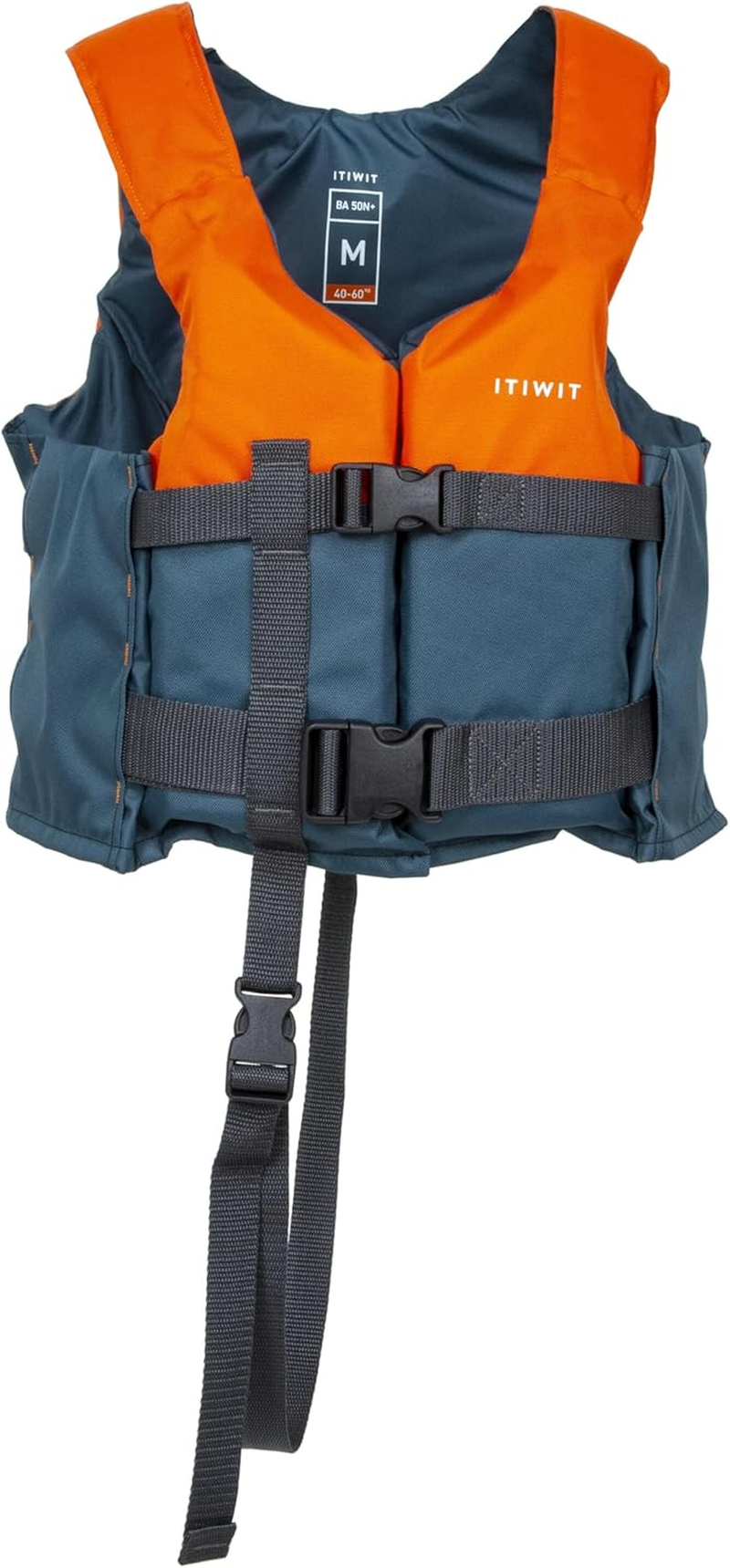 Itiwit Decathlonba 50N+ Buoyancy Aid Vest Dark Petrol Blue Size 60-80 Kg - Life Vest image number 1