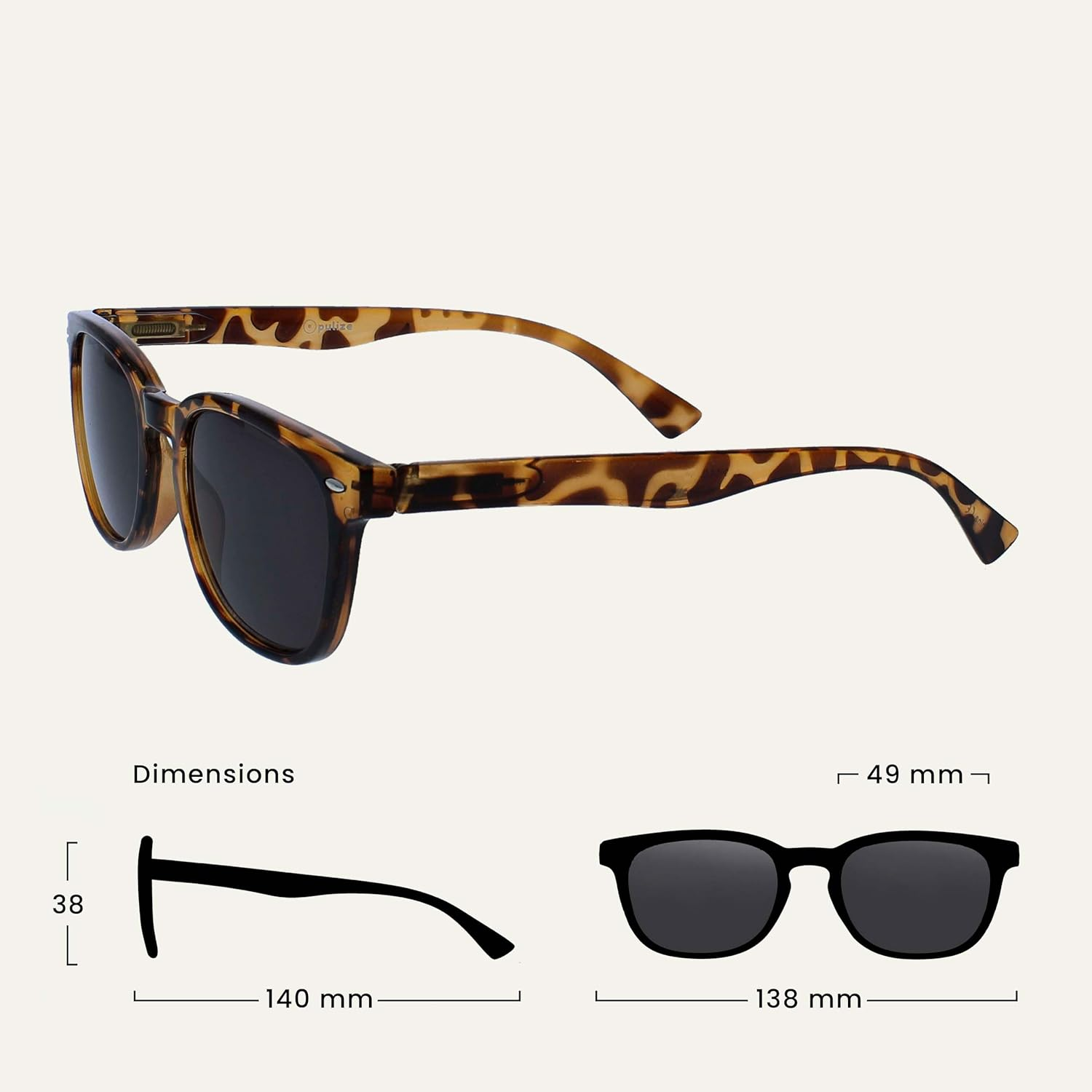 The Reading Glasses Company Brown Tortoiseshell Sun Readers UV400 Gregory Peck Style Mens Womens Spring Hinges S14-2T +2.50 image number 5