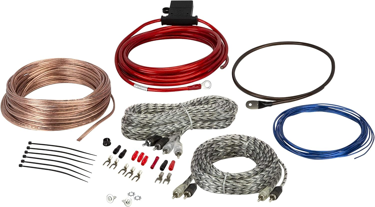 Scosche Install Centric ICAK12 True 12 Gauge Hybrid OFC 2-Channel High Current Amplifier Wiring Kit Accessory Installation Wiring Kit for Boat, Motorcycles, Atv&rsquo;S and Utv&rsquo;S - 12 Guage 2Ch Complete image number 2
