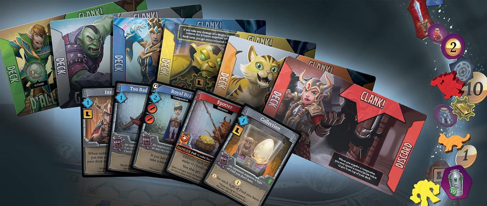 Renegade Game Studios Clank Adventuring Party Board Game image number 1