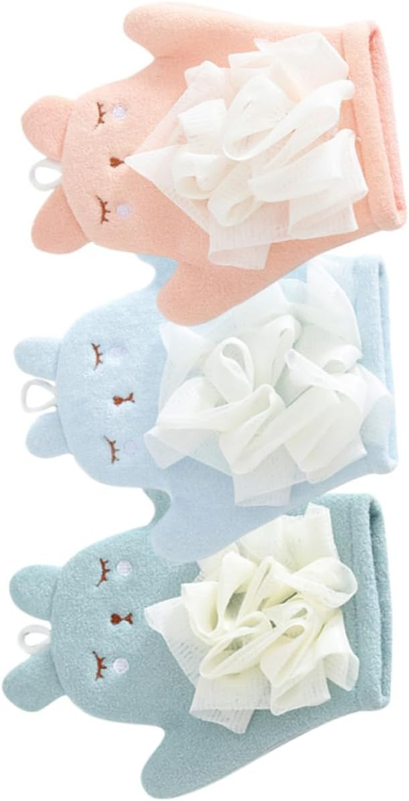 Healeved 6Pcs Bath Mitt Exfoliating Glove Scrubbing for Gentle Exfoliation Body for Shower Spa Massage image number 2