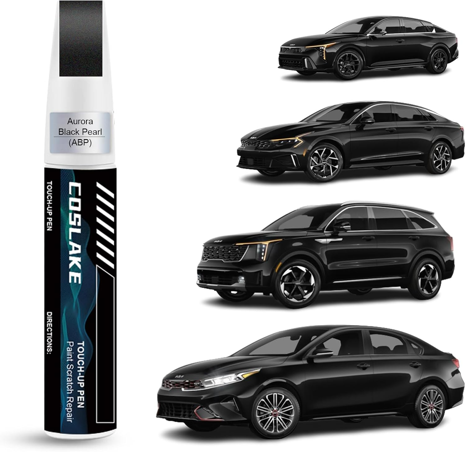 Car Touch up Paint(Snow White Pearl(Swp)) for Kia, Car Paint Scratch Repair Kit, Quick & Easy Solution to Repair, 2 in 1 Scratch Remover Pen with Color-Matched