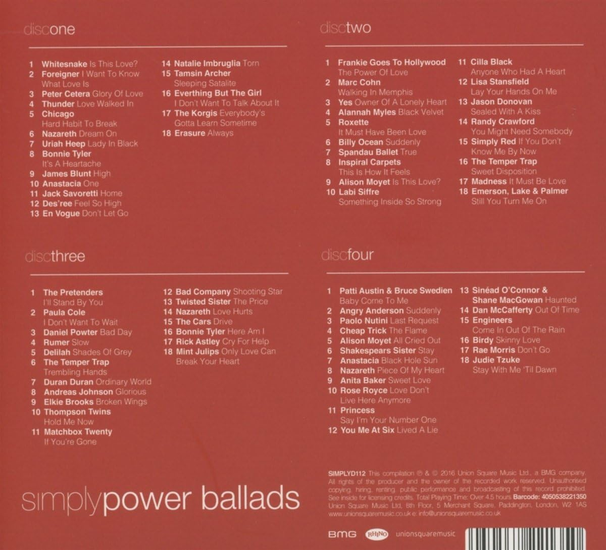 Simply Power Ballads image number 1