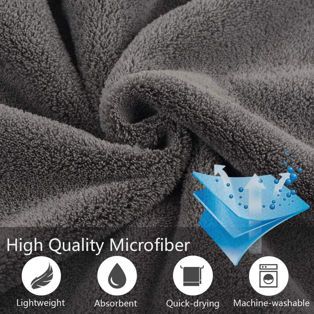 SUNLAND Pet Towel Super Absorbent Pet Bath Towel Microfiber Dog Drying Towel for Small, Medium, Large Dogs and Cats 30Inch X 50Inch image number 4