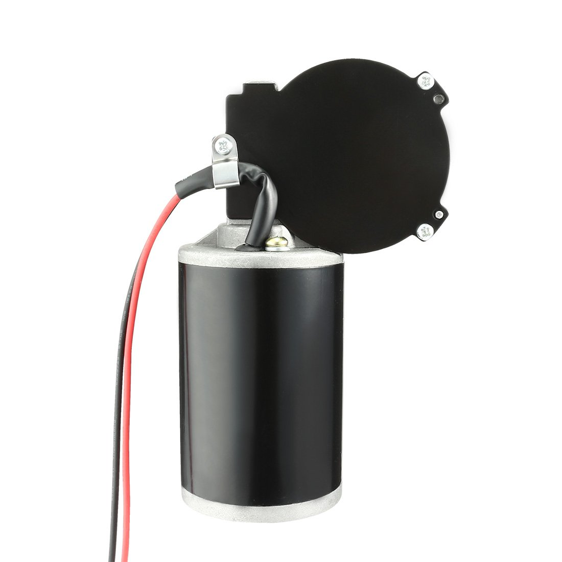 Uxcell DC24V 80W 100RPM 8N.M Reversible Worm Gear Motor High Torque Speed Reducing Electric Gearbox Motor-Jcf63R image number 4