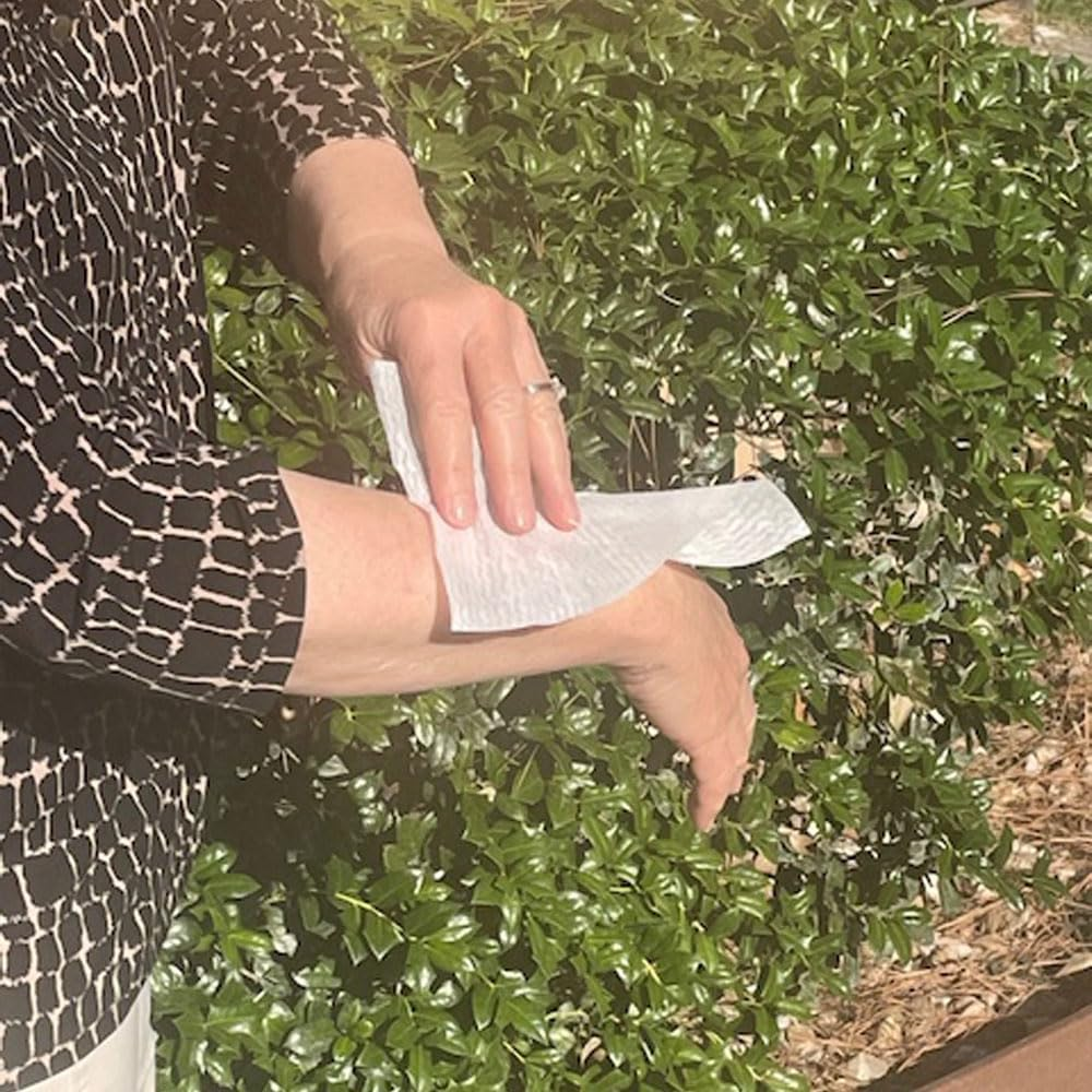 Insect Repellent,Towellette Wipes DEET Free 20% Picaridin (10 Pack) Tell Your Bye Bye Skeeter Story image number 5