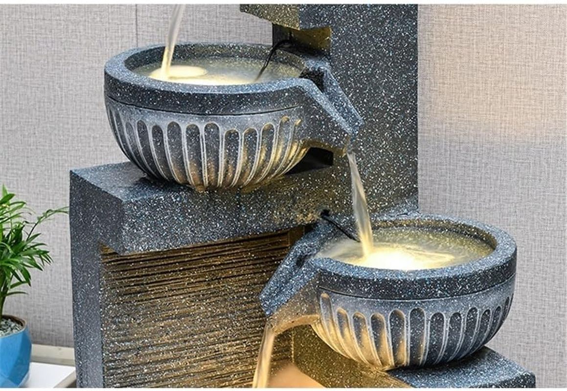 Outdoor Fountain Light Luxury Feng Shui Ball Water Ornaments Circulating Modern Simple Living Room Office Floor Fountain Decoration image number 6