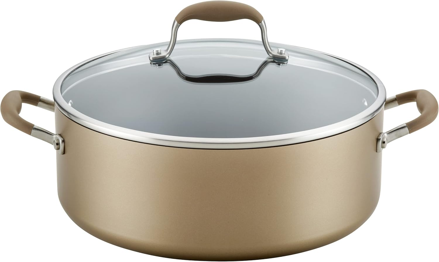 Anolon Advanced Home Hard-Anodized Nonstick Open Stock Cookware- Woks (14-Inch Covered Wok, Onyx)