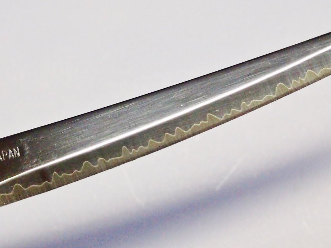 Traditional Japanese Design Sword Style Scissors with Cover (Purple) image number 2