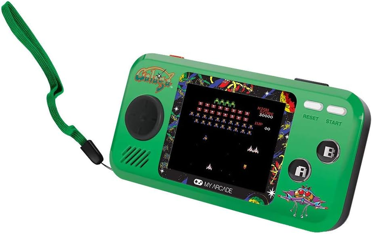 My Arcade 3244 Galaga Pocket Player, Green image number 2