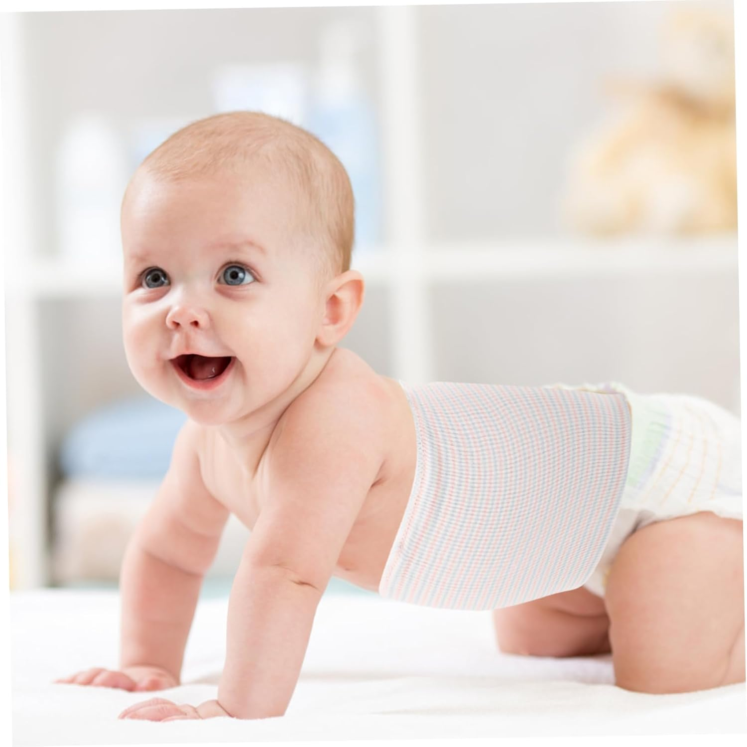 VICASKY Belly Protector Wrap Swaddle Newborn Postpartum Belly Band for Pregnancy Boy Girl Toddlers image number 5