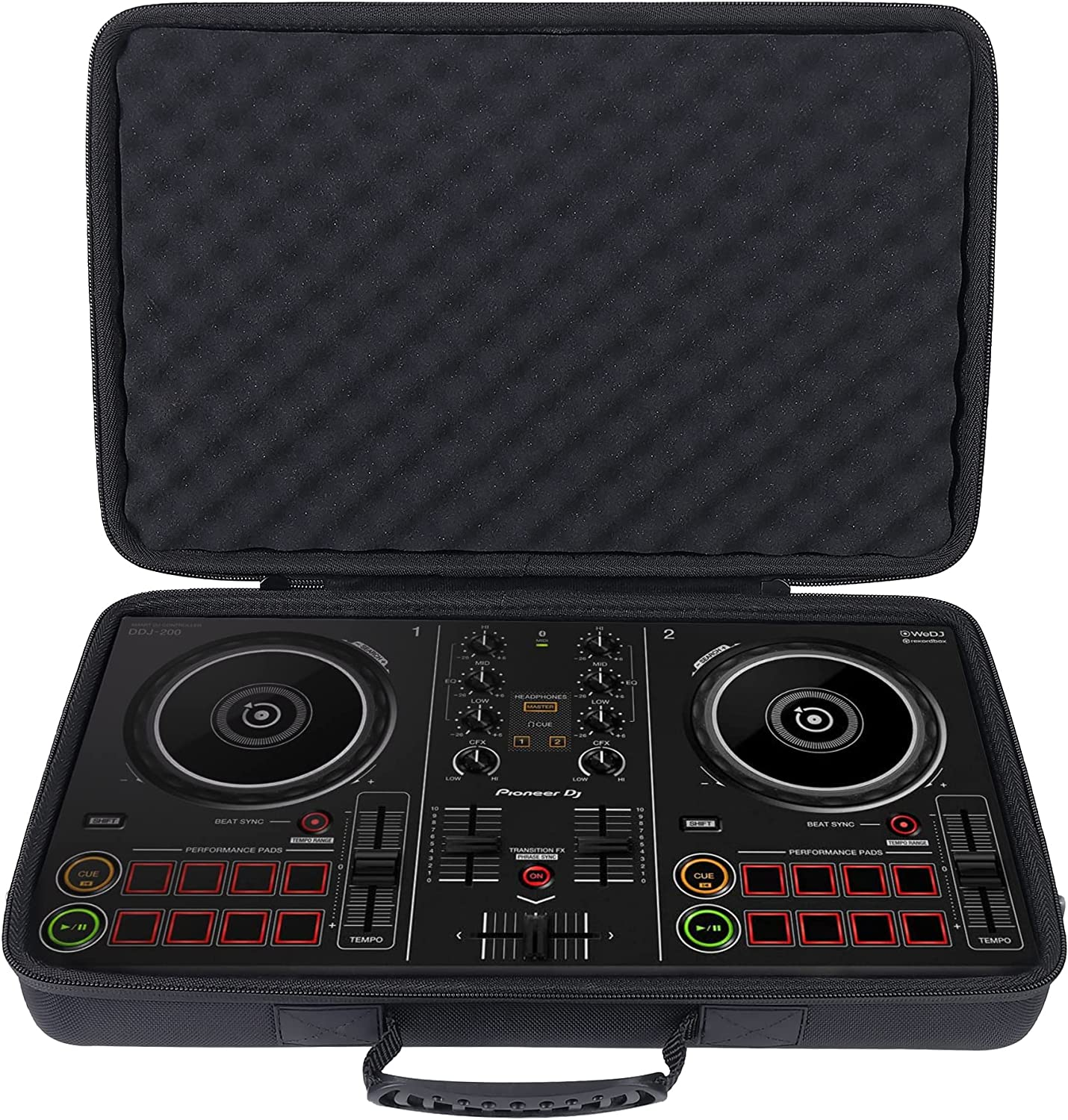 Khanka Hard Travel Case Replacement for Pioneer PRO DJ (DDJ-200) Pioneer Smart DJ Controller