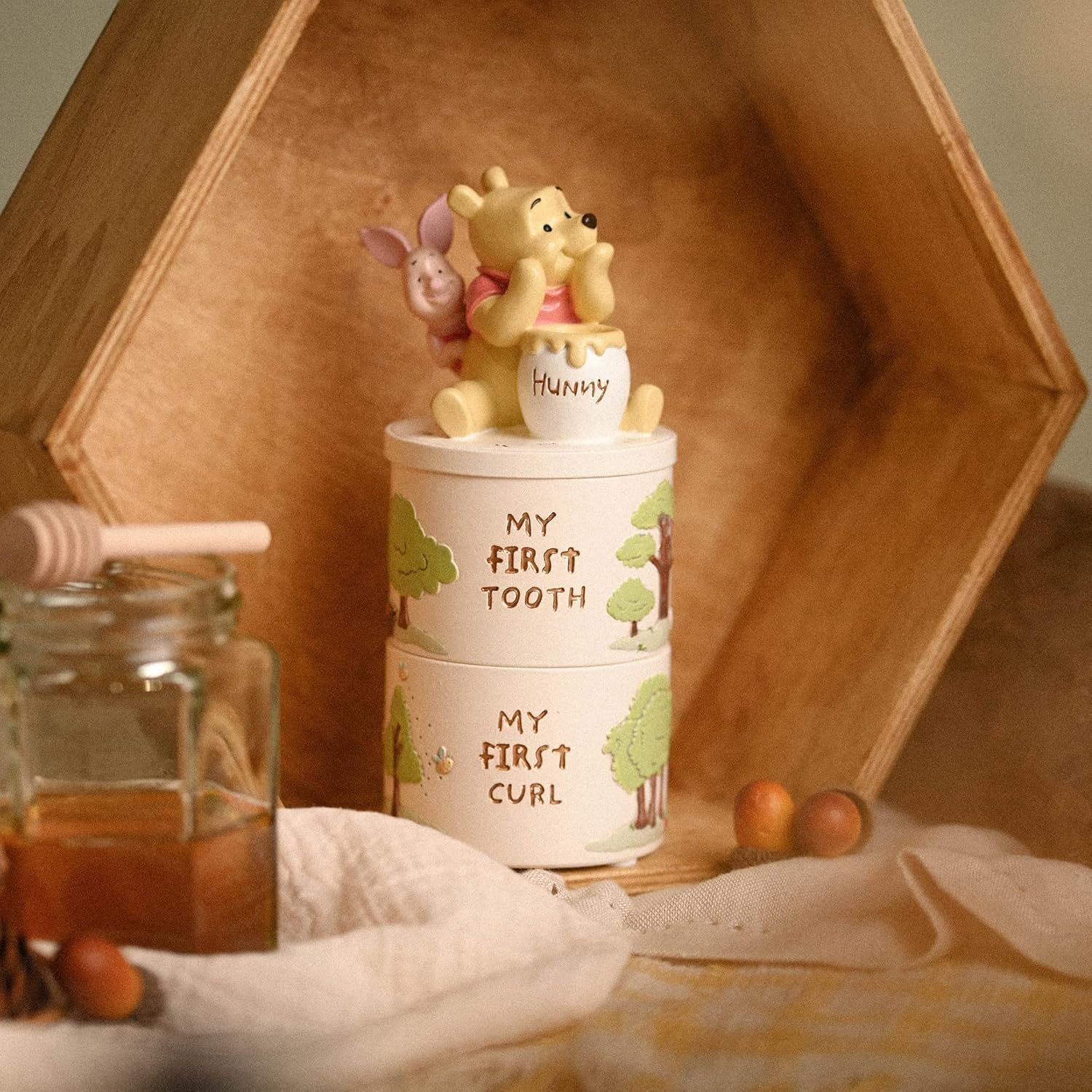 Disney Winnie the Pooh Resin Tooth and Curl Trinket Box Set image number 2