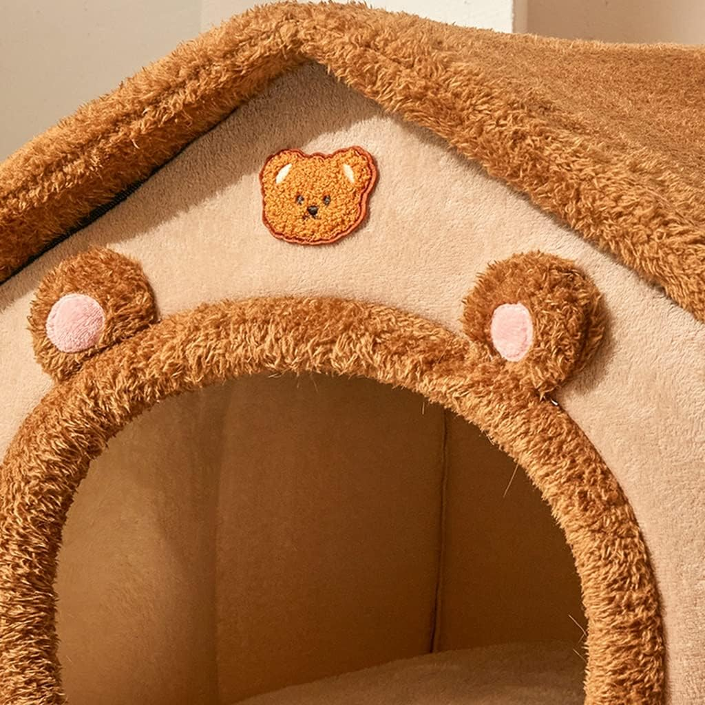 Universal Cat Nest Small Cat Nest Pet House Cat Supplies Soft and Comfortable(Size:48 * 40 * 39Cm) image number 4
