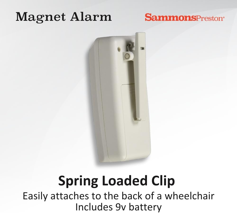 Sammons Preston Magnet Alarm, Fall Management System for Elderly Residents, Aid for Monitoring Patients in Bed or in Wheelchairs, Alarm System for Assisted Living Residents and Elderly Care image number 4