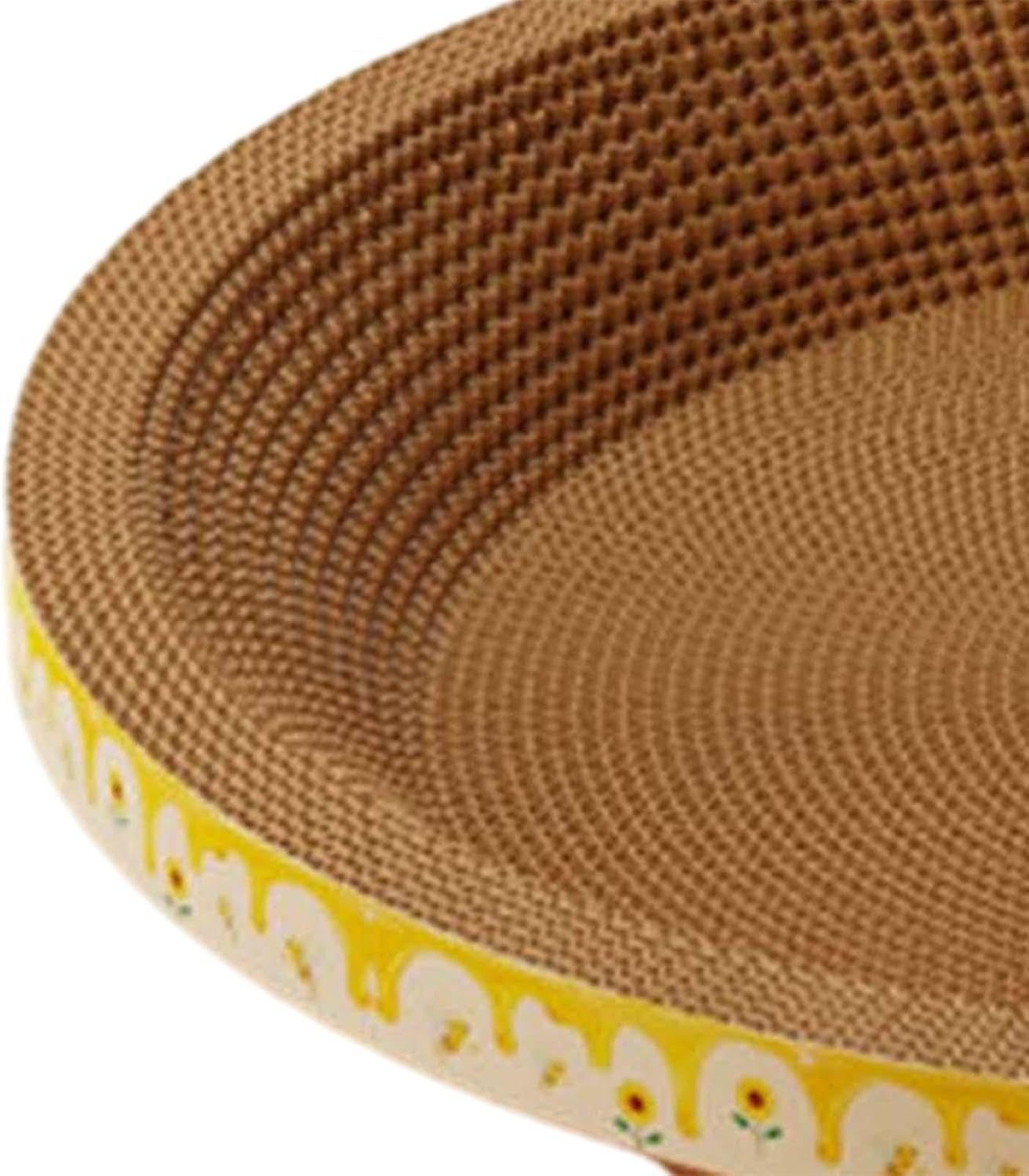 Yuksok Circular Cat Scratching Mat Cozy Bed for Feline Companions, 55Cmx10Cm image number 3