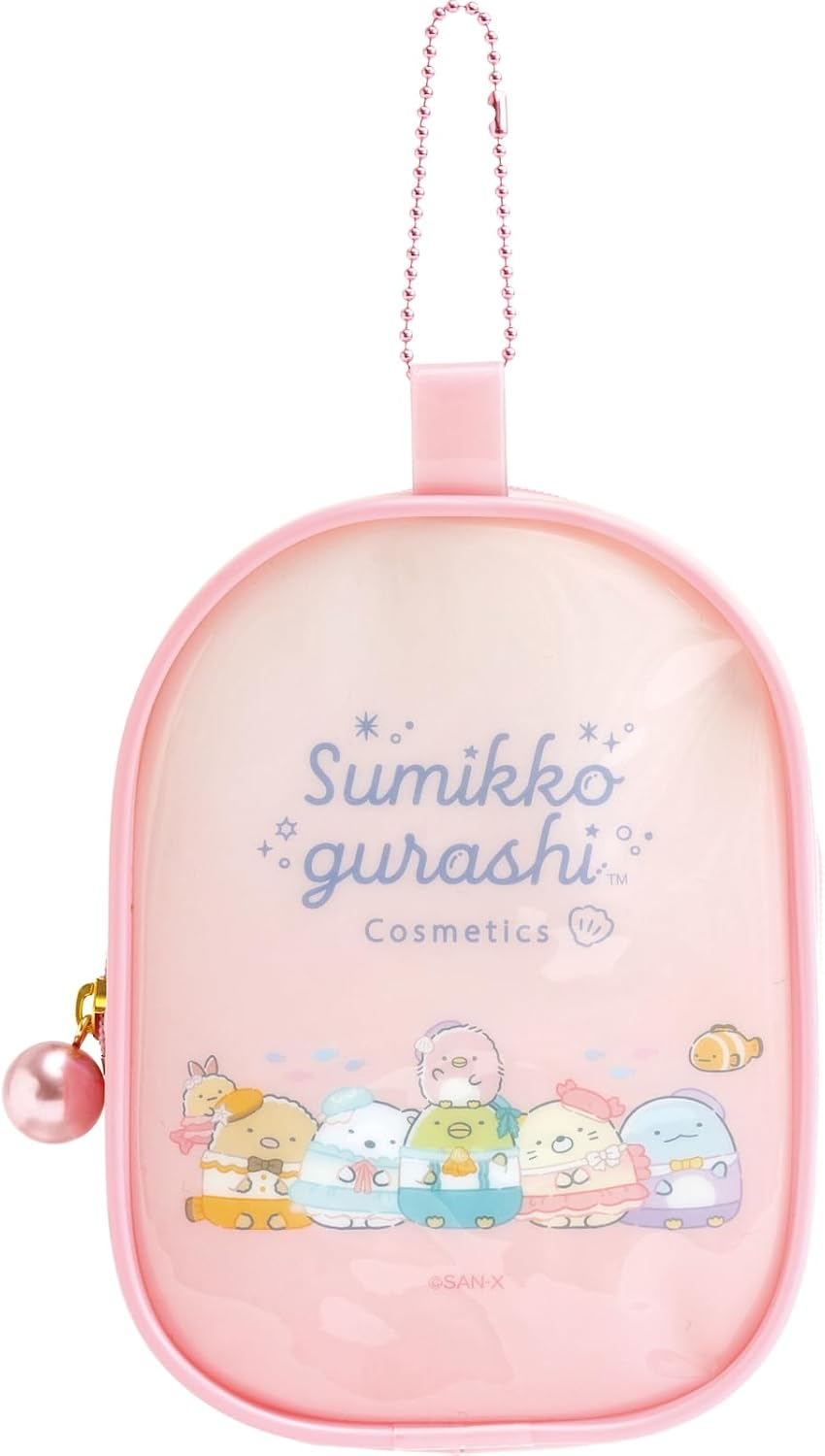 San-X Sumikko Gurashi Sumikko Cosmetic Pouch Cat FE43501 H 5.5 X W 3.9 X D 1.8 Inches (140 X 100 X 45 Mm) image number 4