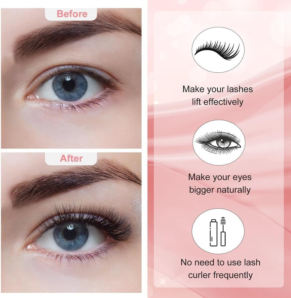 Professional Lash Lift Kit, Eyelash Perm Kit, Tools for Lash Lift Eyelash Extensions and Curling, Semi-Permanent Curling Perming Wave Suitable for Home Salon