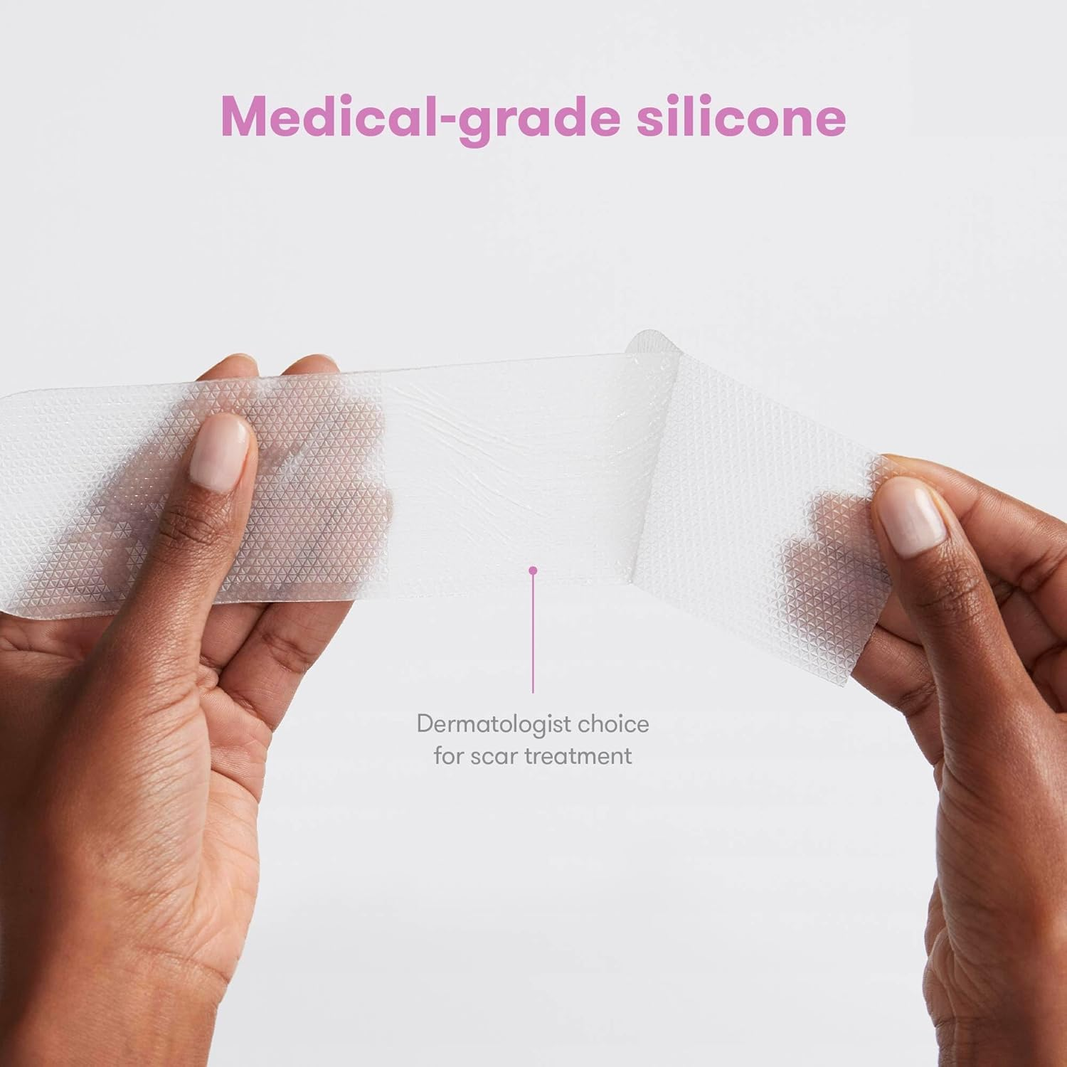 Frida Mom C-Section Silicone Scar Patches | Reusable Medical Grade Silicone Scar Treatment | Great for Keloid Scars | 6 8" Long Patches with Case and Pouch Included, Clear image number 4