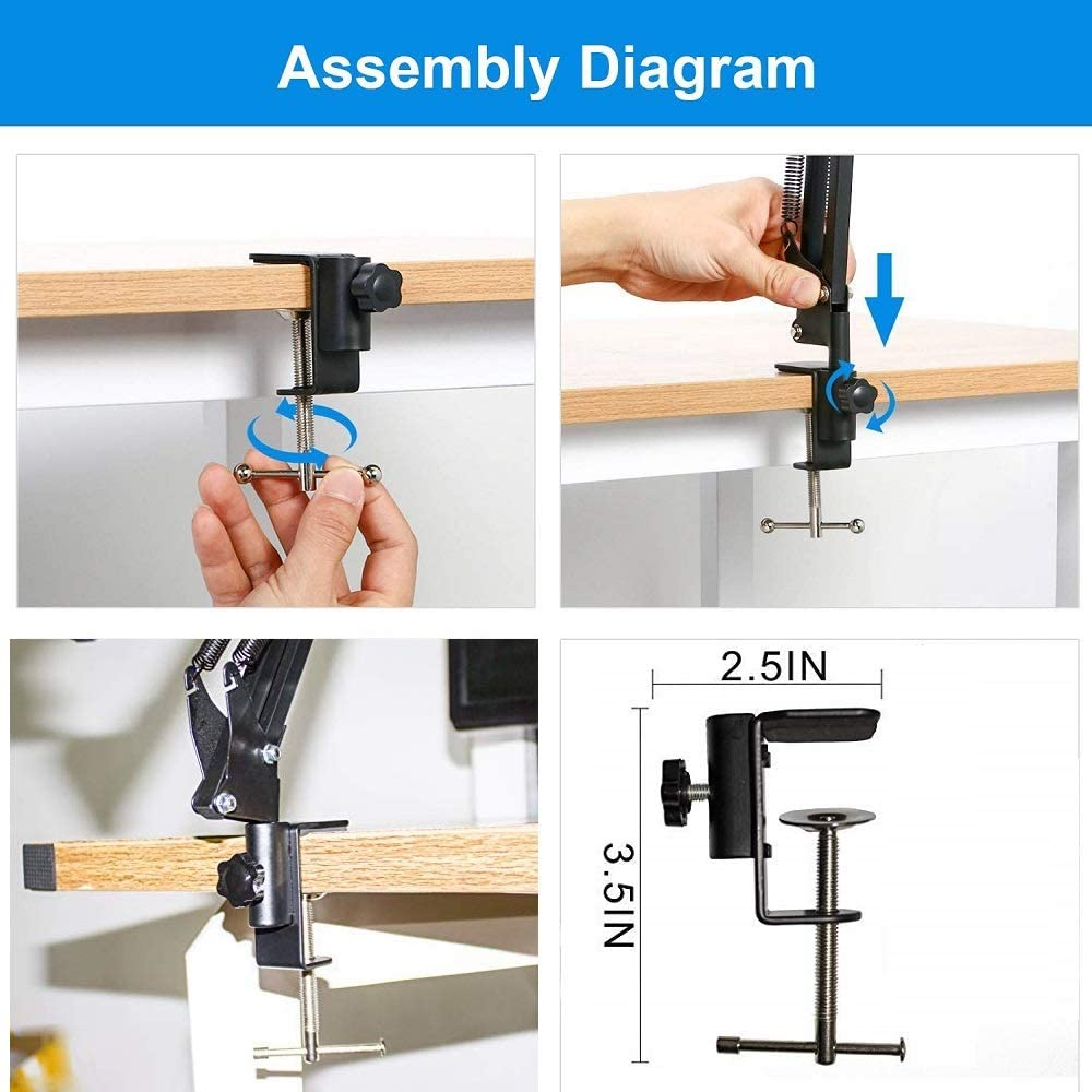 Phone Video Stand,Overhead Camera Mount Compatible with Iphone Samsung Action Camera for Live Streaming,Baking,Craft,Videos,Online Lessons image number 3
