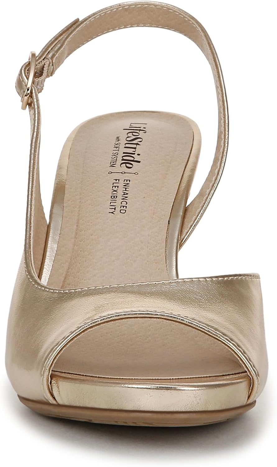 Lifestride Women'S Teller 2 Slingback Peep Toe Pumps image number 1