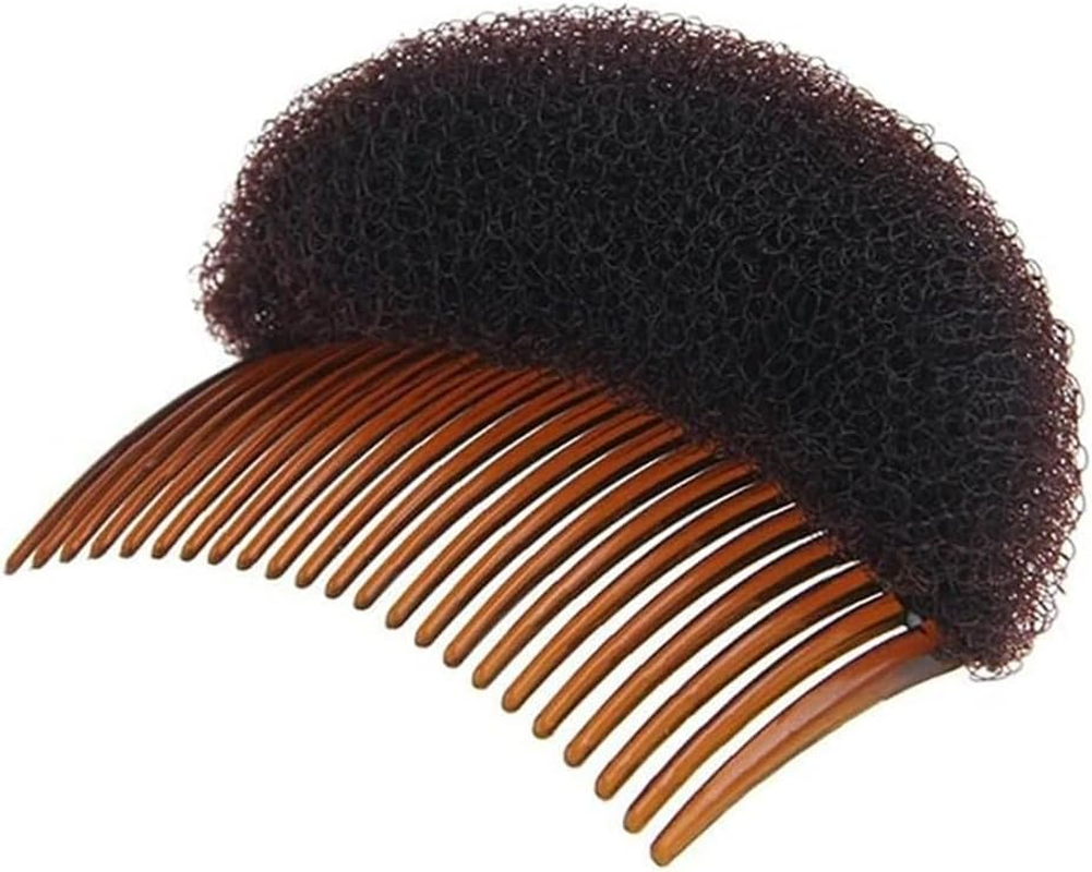 Gorise 1 Piece Brown Voluminous Styling Clip for Curly Hair Bun Maker Tool Comb Multifunctional Hair Accessory for Instant Hair Styling and Volume Enhancement image number 6