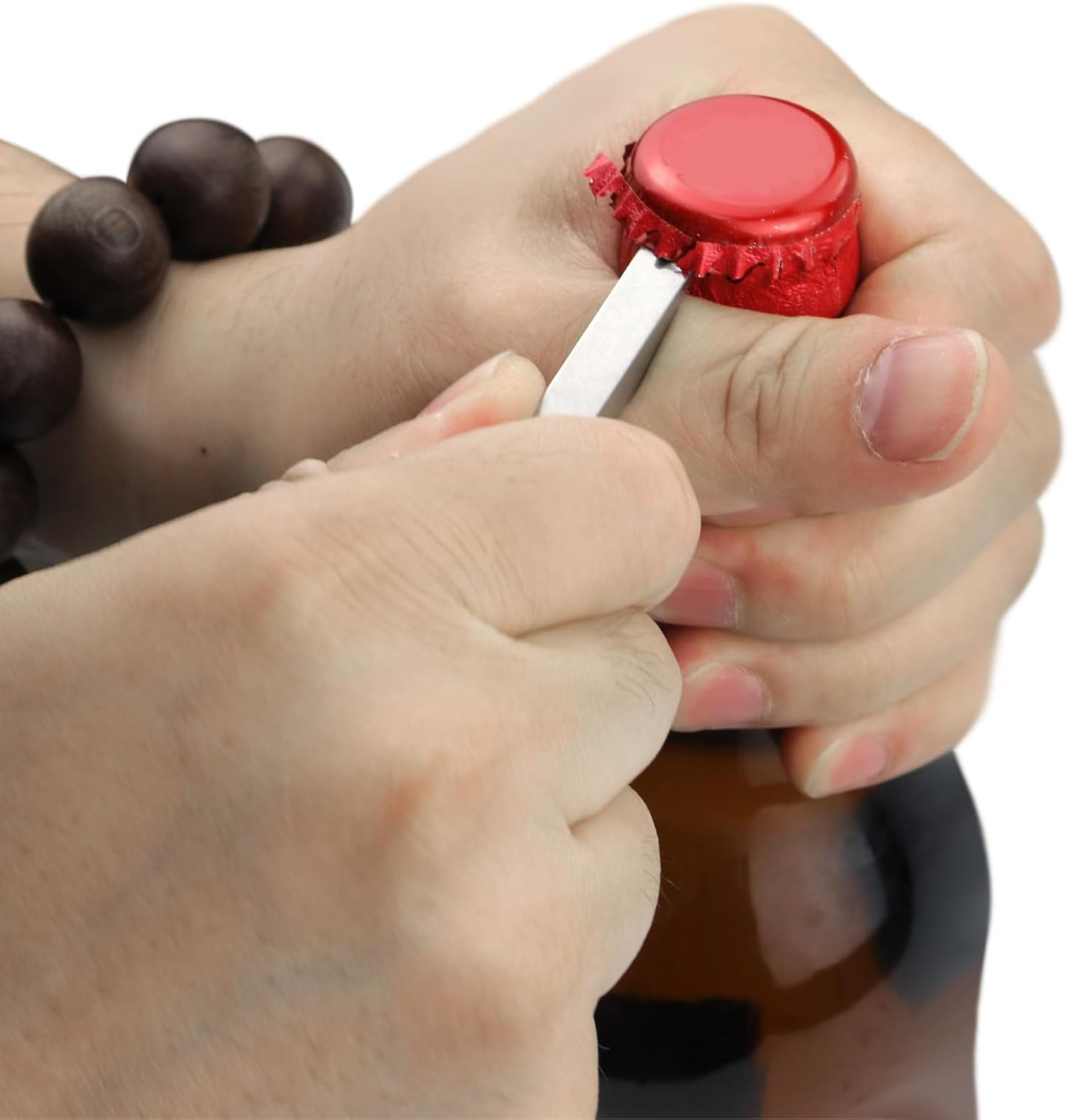 EDC Pry Bar - Mini Keychain Prybar for Every Day Carry, Small Prybar Multitool, Heavy Duty Stainless Steel Pocket Pry Bar image number 6