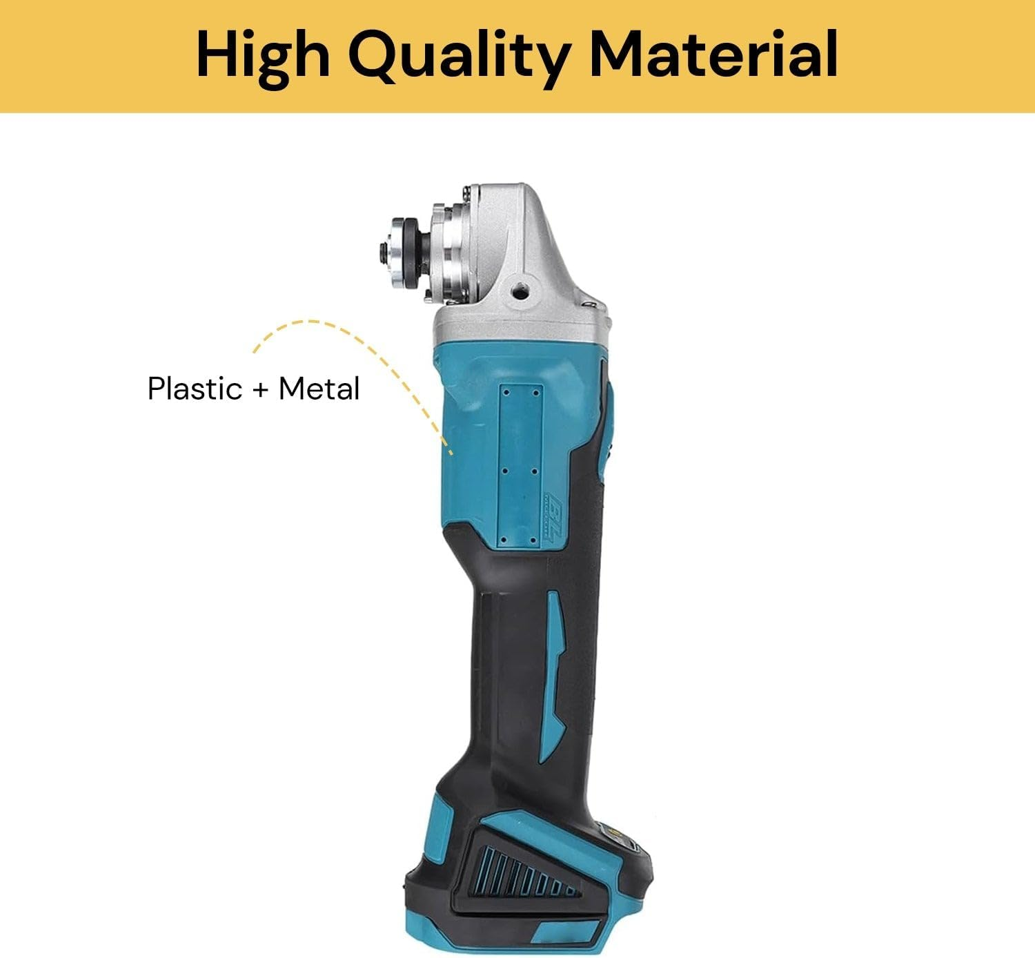 EZONEDEAL Multifunction Cordless 18V Brushless Cordless Angle Grinder 125Mm Cutting Polishing Compatible with 18V Polisher Battery image number 1