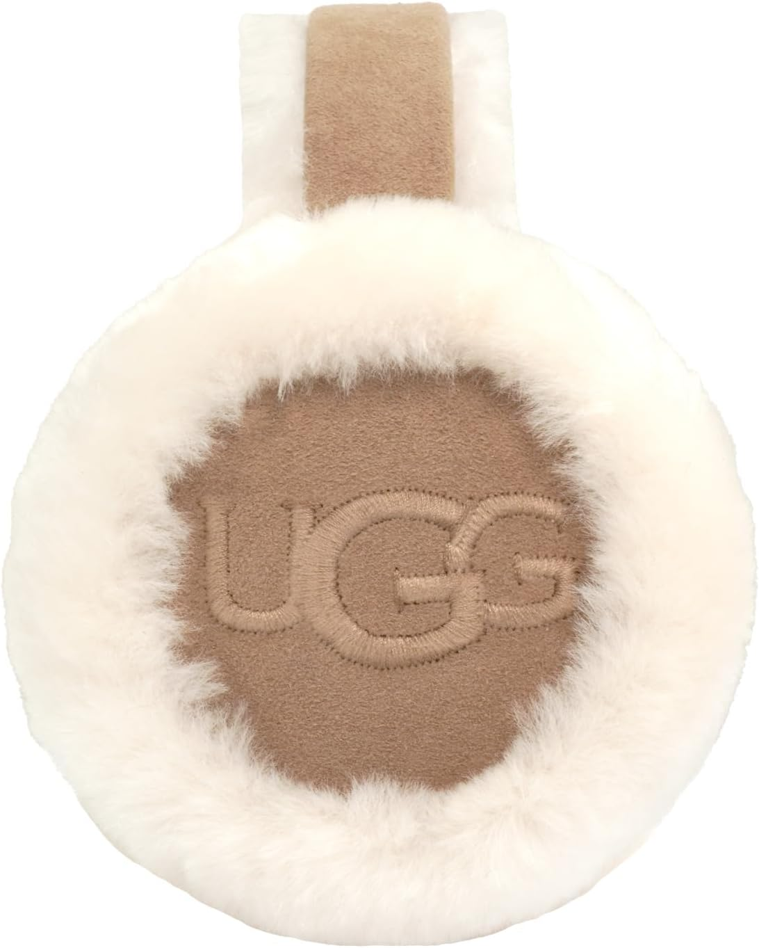 UGG EARMUFF UGG Women'S Sheepskin Embroidery Earmuff in Black, O/S, Sand, One Size image number 5