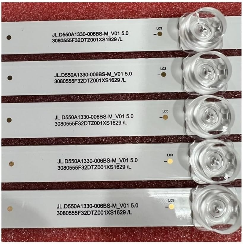 LED Backlight Strip 10LED Fit for DEXP U55E7000E DM-LED55UQ32 55DM7700 CX550DLEDM JL.D550A1330-006BS-M 3080555F30DTZ001 image number 3