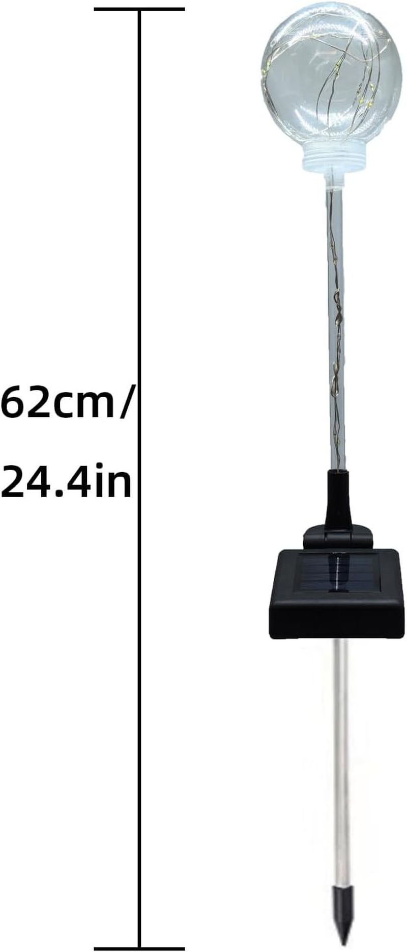 Solar Outdoor, Bop Ball Solar Garden Lights, Colorful Lights Outdoor,Garden LED for Path, Patio, Yard, 2 Pack Pathway image number 3