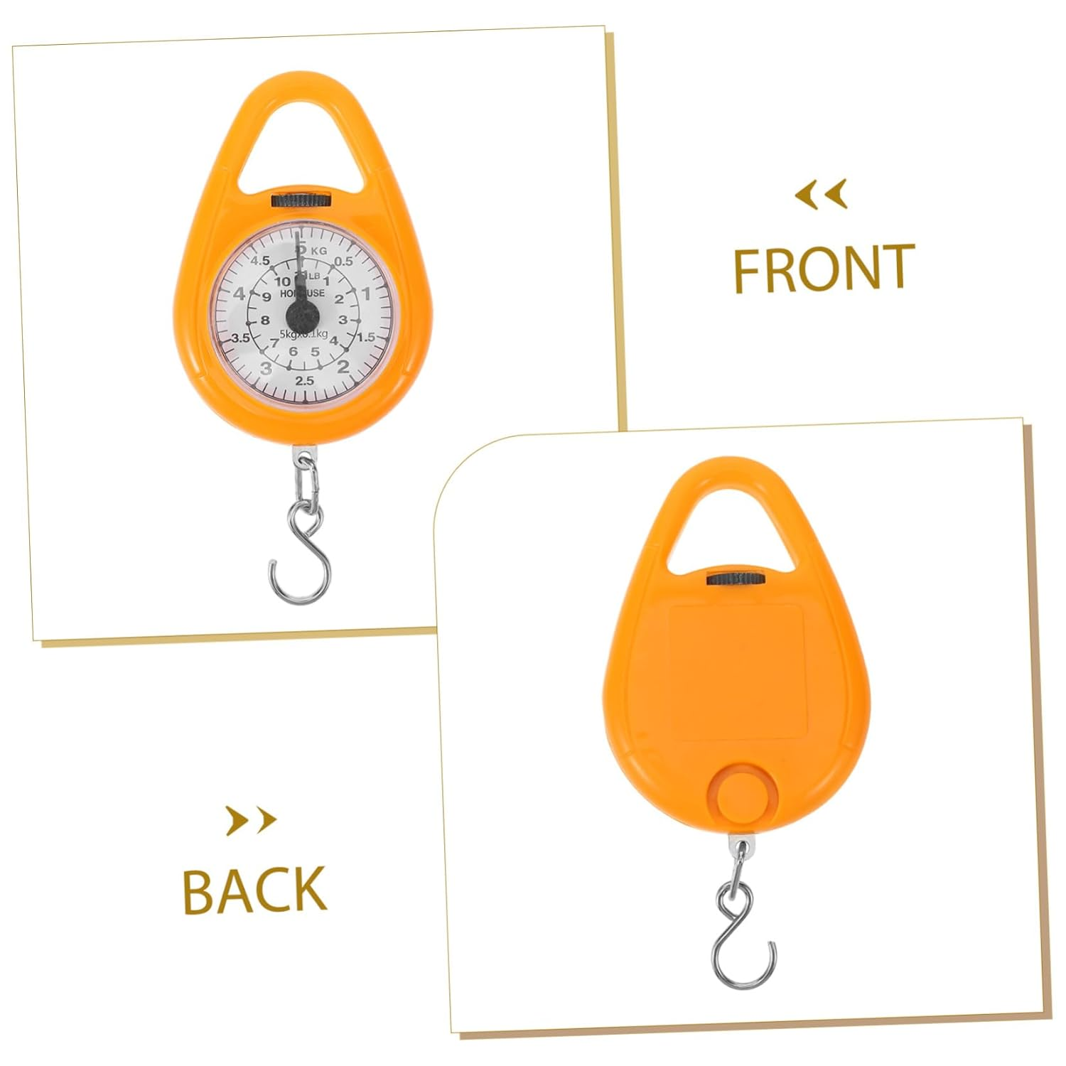 Mini Spring Scale Portable Scale for Luggage Compact Design Lightweight Hanging Hook Travel Accessories