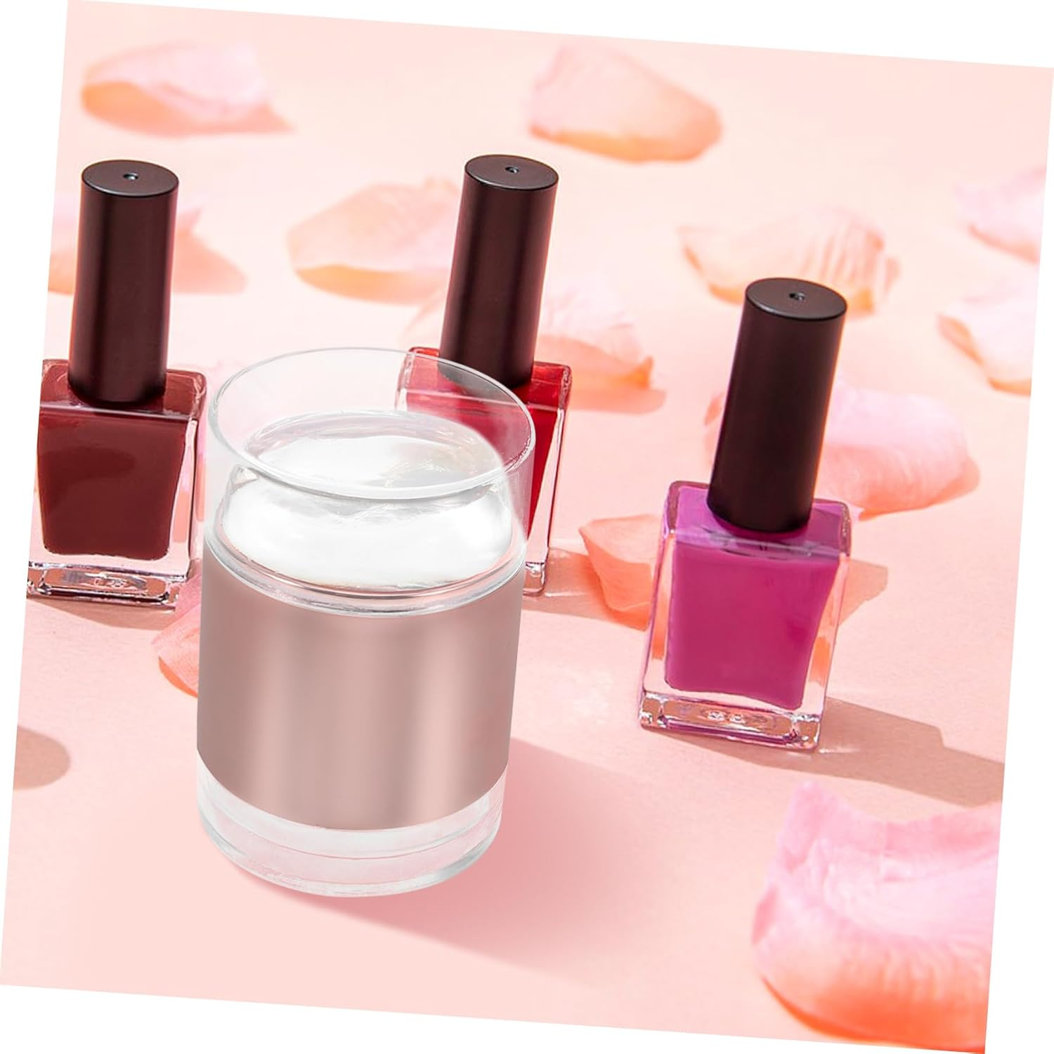 LALADEFIEE Silicone Nail Art Stamper Head Stamping Polish Transfer Templates Butterfly Flower Nail Stamper Plates Manicure Tools Art Template Set image number 5