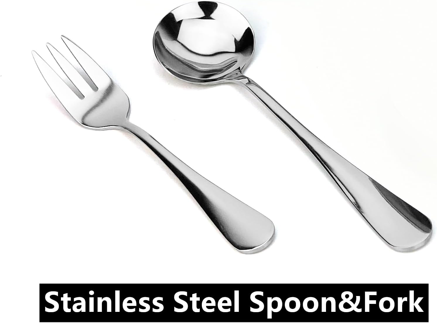 Stainless Steel Lunch Container, Metal Bento Box Snack Container with Leakpproof Lid, Stainless Steel Food Container with Spoon & Fork, 6.7X 4.9IN for Meal Prep Camping image number 1