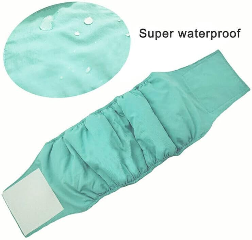 AIMALL Premium Male Dog Nappy Diaper in XS-XL - Soft Cotton Belly Wrap Band, Sanitary Underpants for Pups, Comfortable & Breathable