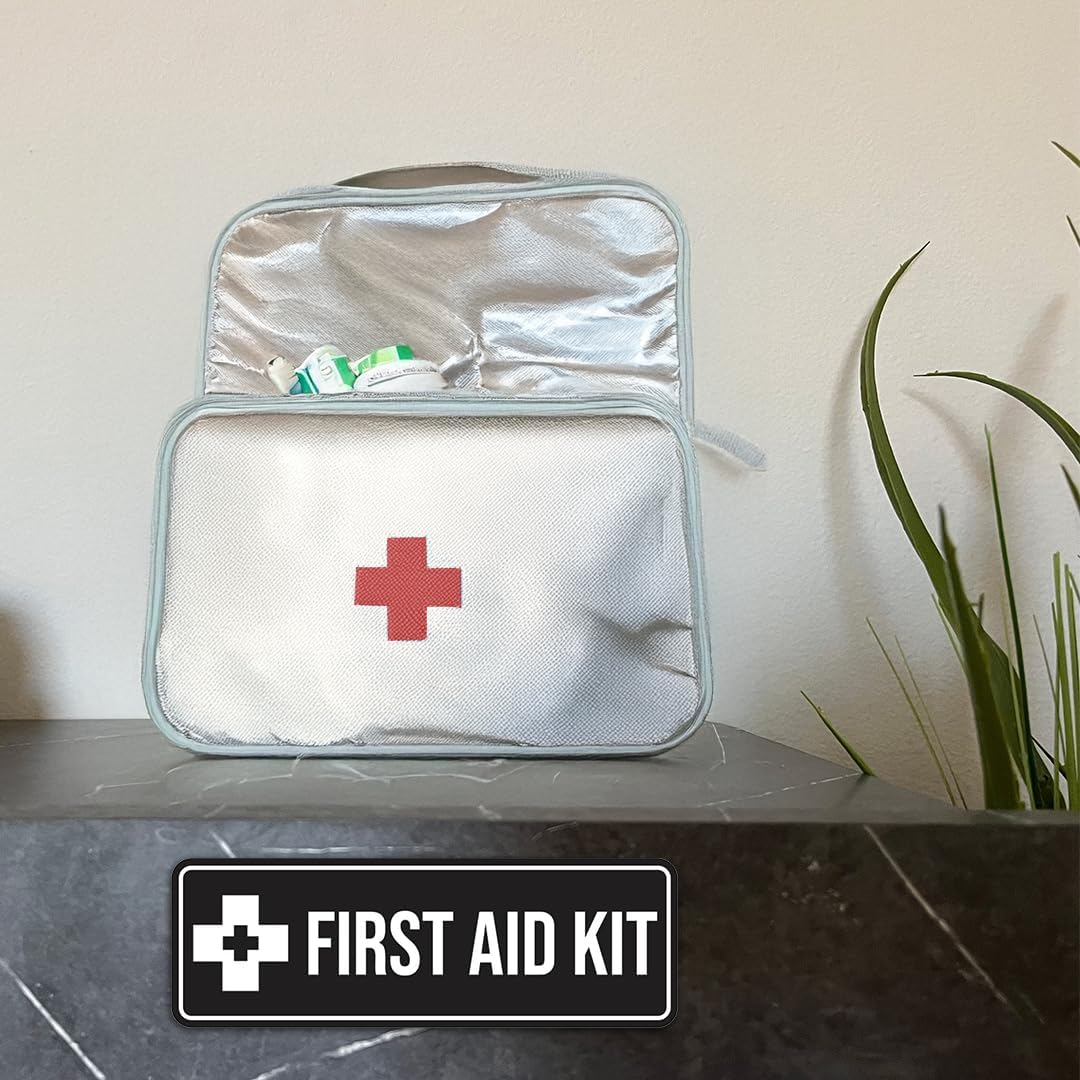 Standard First Aid Kit Sign (Blue) - Small image number 5