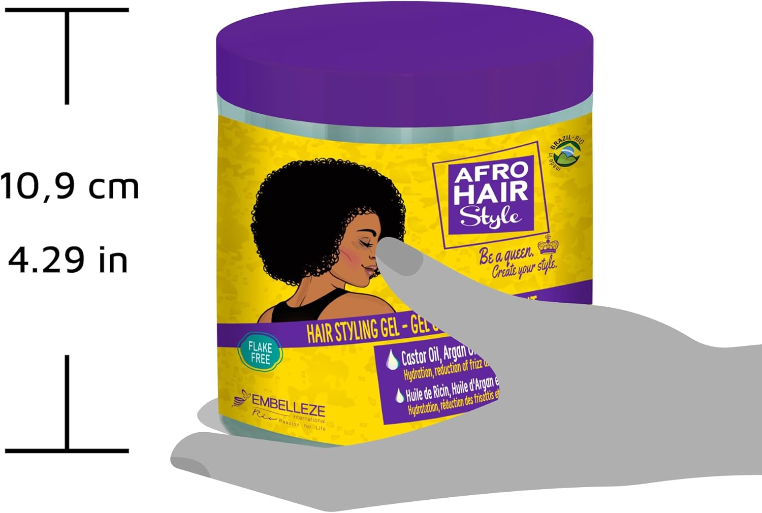 Afrohair Style Gel Modelador Capilar 500 Ml image number 1