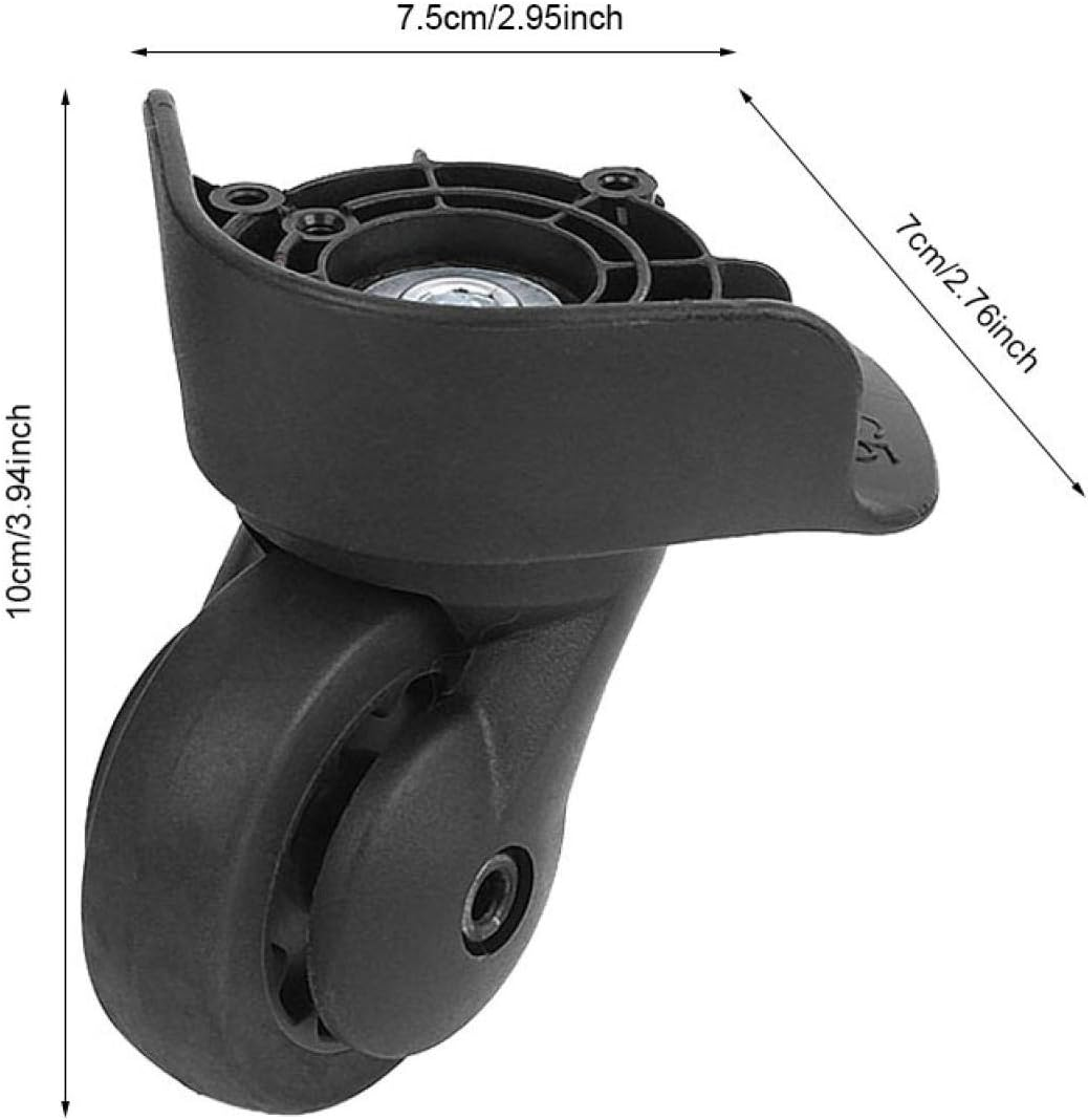 Luggage Wheel, a Pair Luggage Replacement Wheel Sturdy Universal for Luggage(L) image number 6