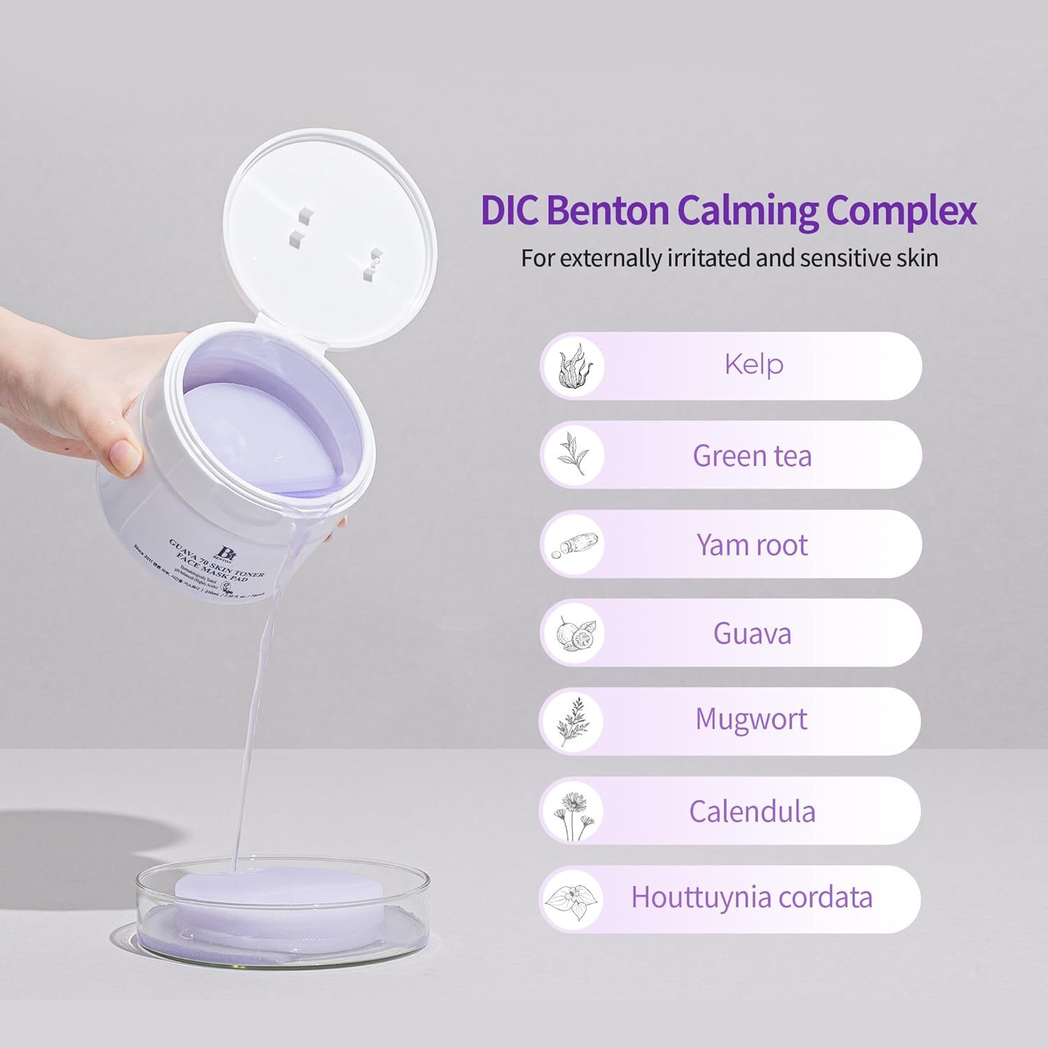 Benton Guava Skin Toner Face Mask 70 Pads image number 4